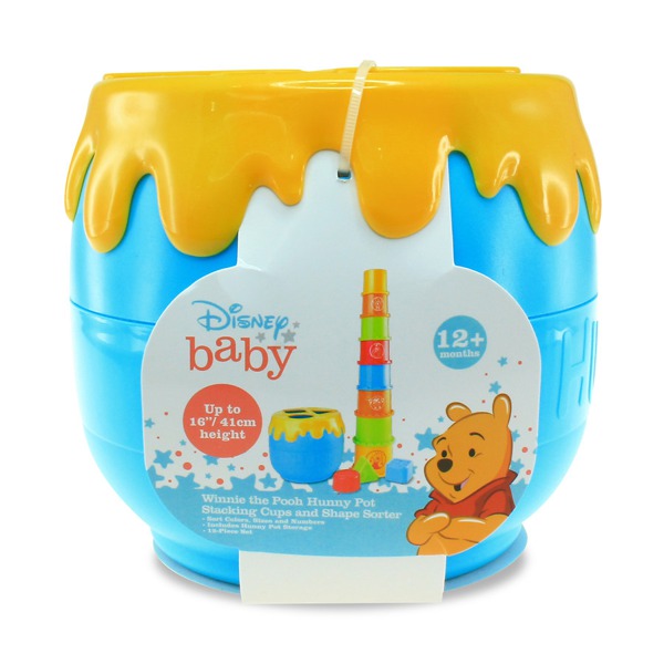 Walgreens Winnie The Pooh Hunny Pot Stacking Cups And Shape Sorter
