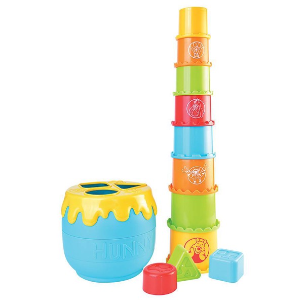 Walgreens Winnie The Pooh Hunny Pot Stacking Cups And Shape Sorter