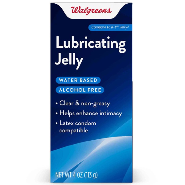 Walgreens Lubricating Jelly, WaterBased Personal Lubricant 1Source