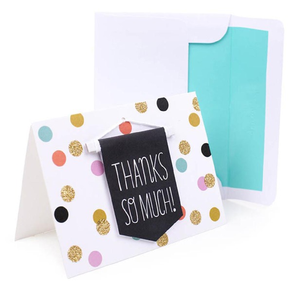 Hallmark Signature Thank You Cards (Thanks Banner) 1Source
