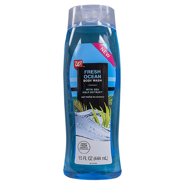 Walgreens Fresh Ocean Body Wash 1Source