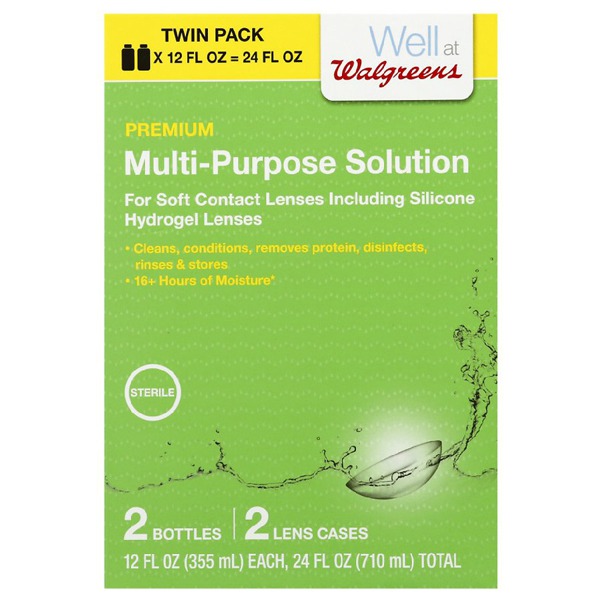 Walgreens Premium MultiPurpose Solution With Lens Case 1Source