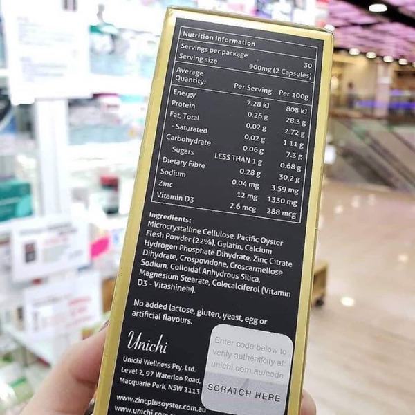 Zinc Plus Oyster Nutritional And Muscle Performance 1Source