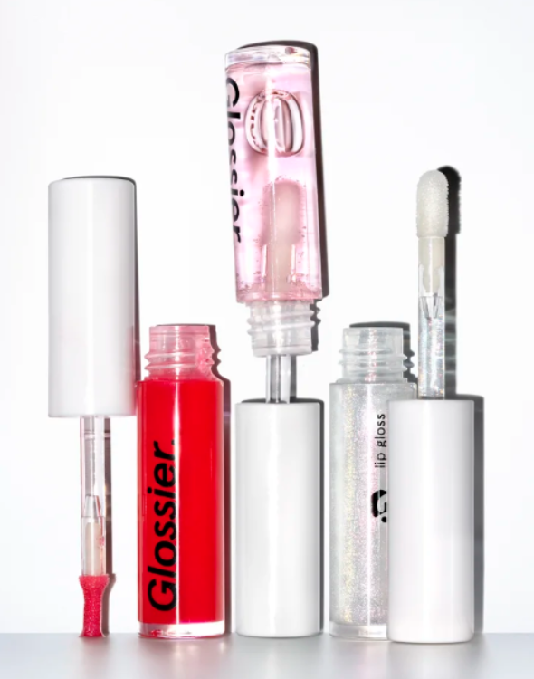 Glossier Lip Gloss Cushiony Glassy Shine Holographic 1Source