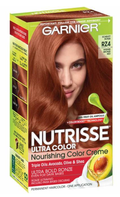 Garnier Nutrisse Ultra Color Scarlett Ronze RZ4 - 1Source