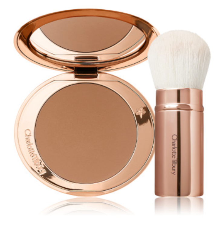 CHARLOTTE TILBURY THE AIRBRUSH BRONZING KIT BRONZER & BRUSH KIT 1Source
