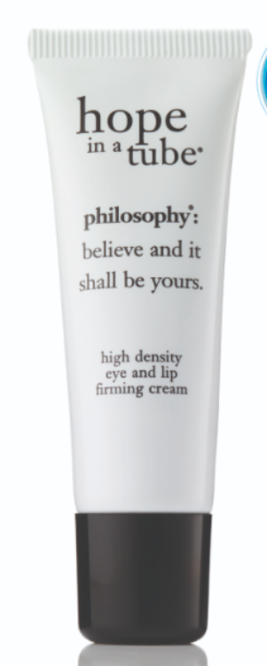 philosophy hope in a tube high density eye and lip firming cream