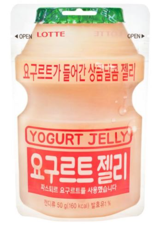 LOTTE YOGURT JELLY CANDY ORIGINAL FLAVOR 樂天 乳酪多啫喱軟糖 原味 1Source