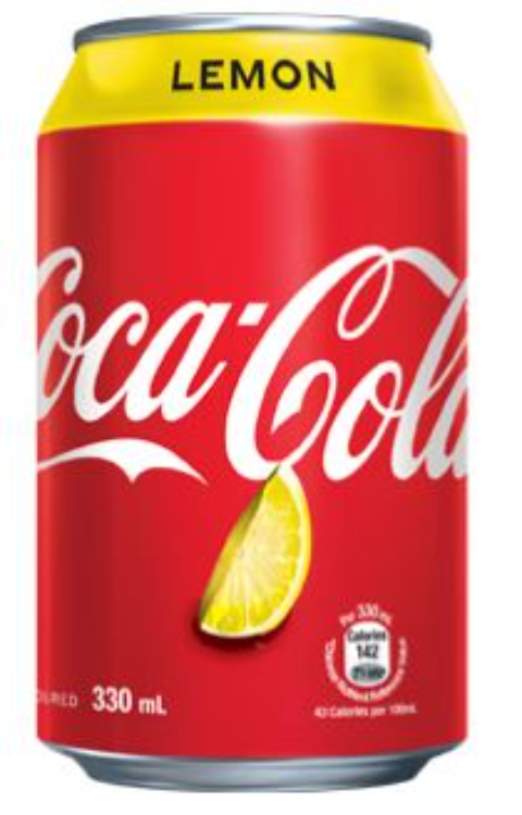 Coca Cola (Lemon Flavoured) Sparkling Beverage 可口可樂 (檸檬味) - 1Source