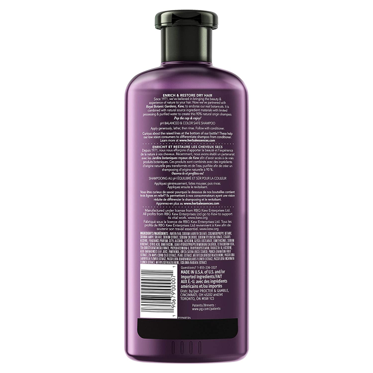 Herbal Essences Passion Flower & Rice Milk Nourish Shampoo 1Source