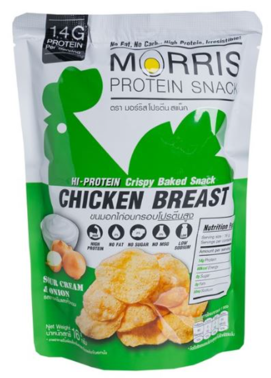 Morris Protein Snack Hi Protein Crispy Baked Snack Chicken Breast Sour