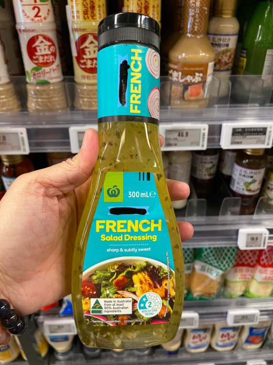 Woolworths French Salad Dressing 1Source