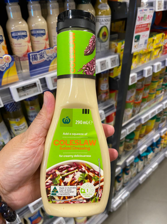 Woolworths Coleslaw Salad Dressing 1Source