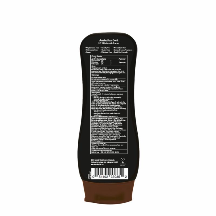 Australian Gold Instant Bronzer Lotion Sunscreen Spf 15 1Source