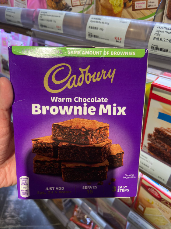 Cadbury Warm Chocolate Brownie Mix 1Source