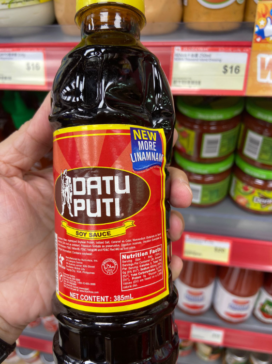 Datu Puti Soy Sauce 1Source