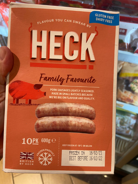 Heck Family Favourite Pork Sausages 1Source