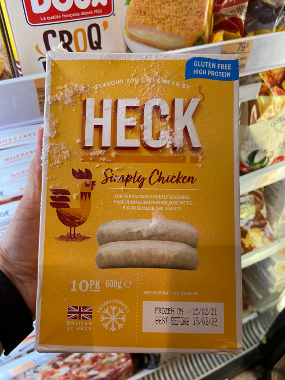 Heck Simply Chicken Sausages 1Source