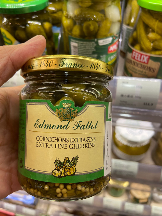 Edmond Fallot Cornichons Extra Fins Extra Fine Gherkins 1Source