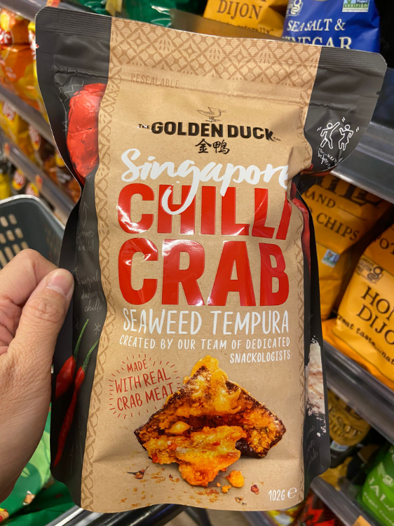Golden Duck Singapore Chilli Crab Seaweed Tempura 1Source