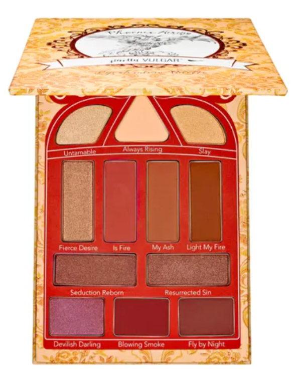 PRETTY VULGAR Throwing Shade Eyeshadow Palette Pheonix Rising 1Source