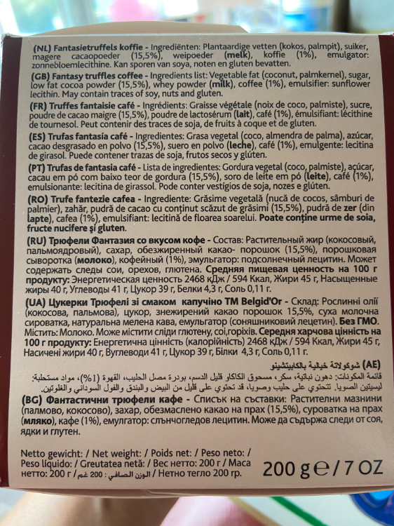 Belgid Or Classic Cocoa Dusted Truffles Coffee 1Source