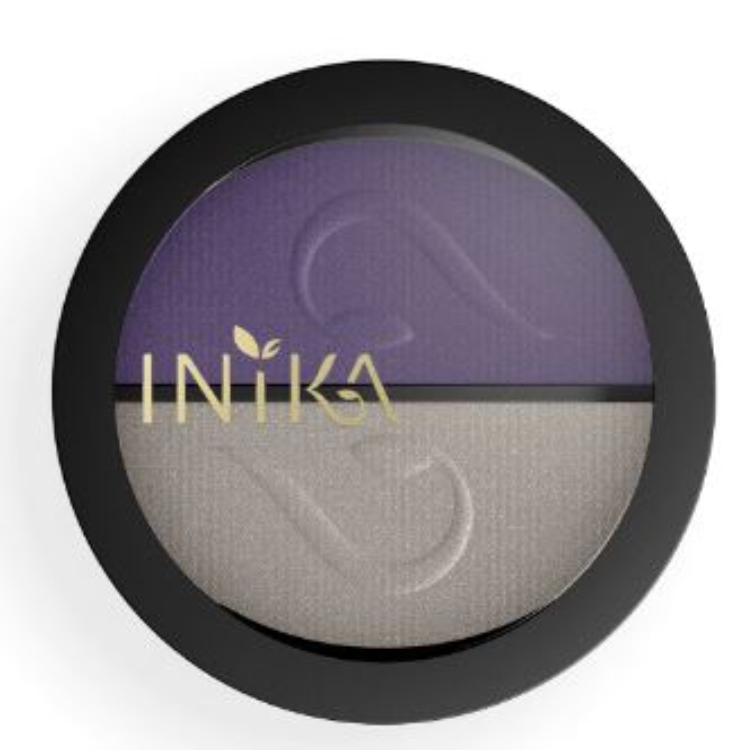 Inika Pressed Mineral Eyeshadow Duo PURPLE PLATINUM 1Source