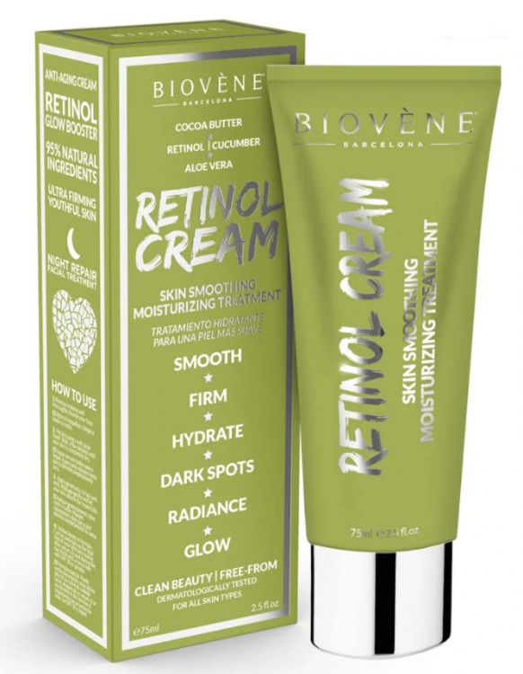 BIOVENE RETINOL CREAM Skin Smoothing Moisturizing Treatment 1Source