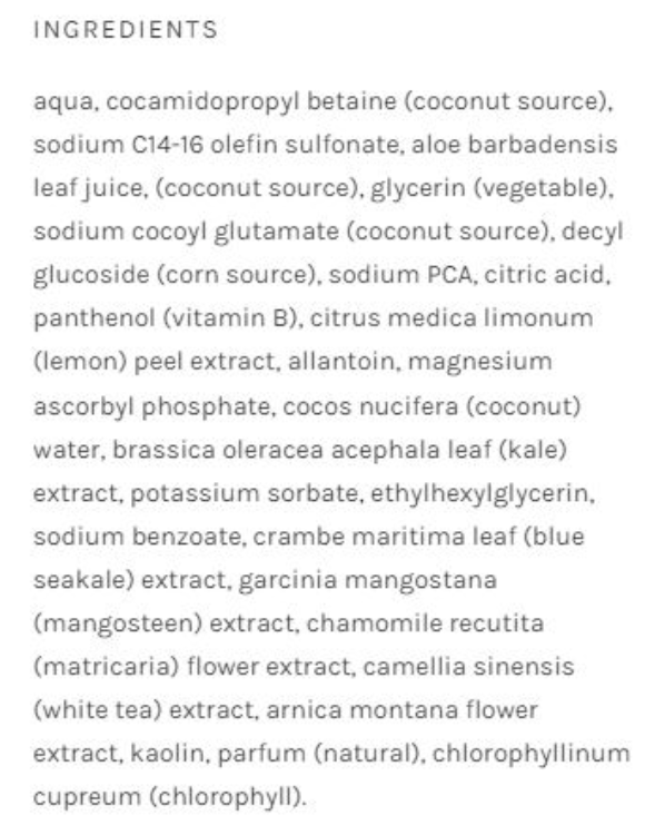 Pacifica Kale Detox Deep Cleaning Face Wash 1Source