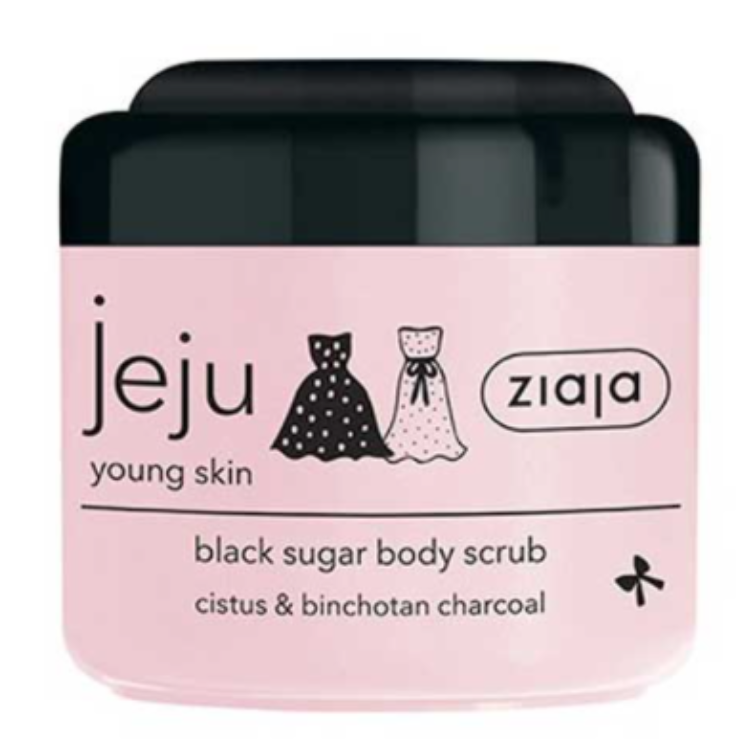 Ziaja Jeju Young Skin Black Sugar Body Scrub 1Source