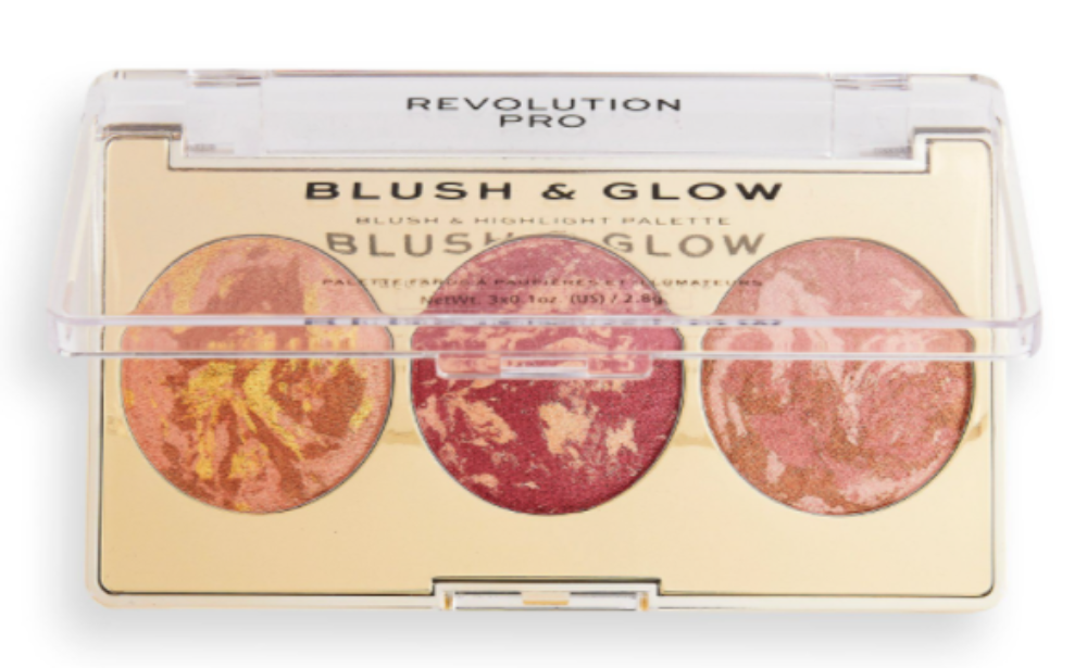 Revolution Pro Blush & Glow Face Palette Cranberry Glow 1Source