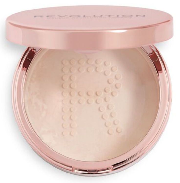 Revolution Conceal & Fix Setting Powder Light Pink 1Source