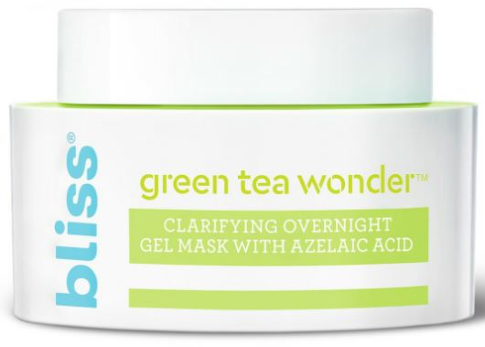 Bliss Green Tea Wonder Clarifying Overnight Gel Mask With Azelaic Acid