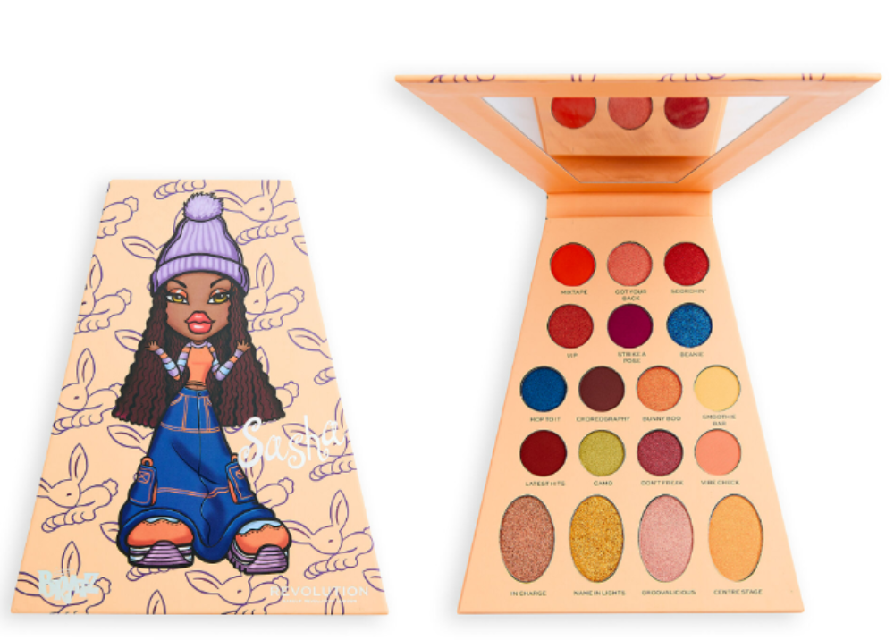 Revolution Makeup Revolution X Bratz Doll Eyeshadow Palette Sasha 1Source