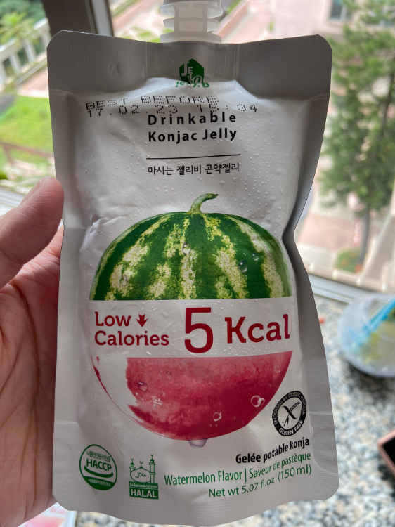 Jelly B Drinkable Konjac Jelly Watermelon Flavor 1Source