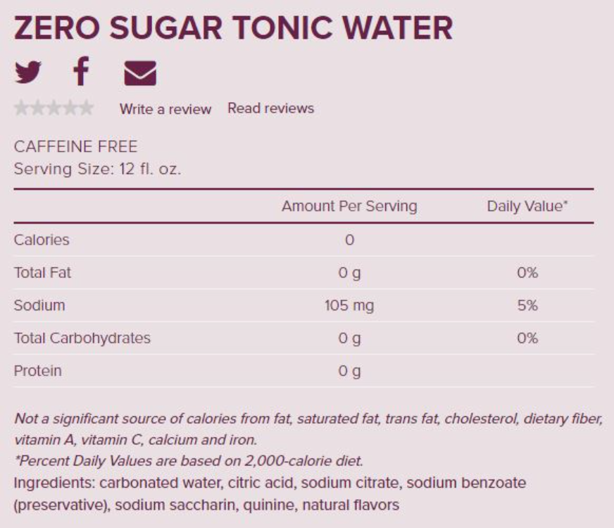 Schweppes Zero Sugar Tonic Water 1Source