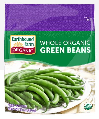 Earthbound Frozen Whole Green Beans - 1Source