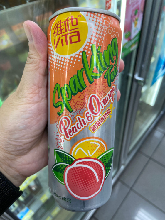 Vita Sparkling Peach & Orange Tea Drink 維他 氣泡桃橙茶 1Source