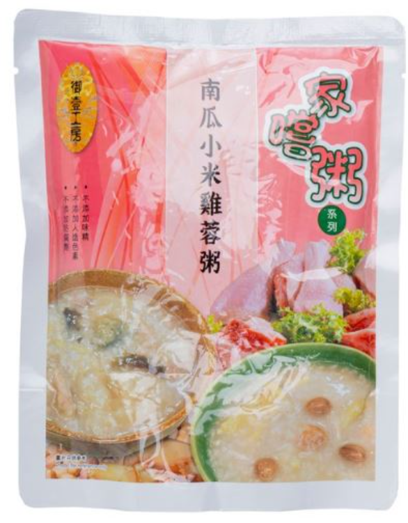 YOYO KITCHEN PUMPKIN MINCED CHICKEN MILLET CONGEE 御壹工房 南瓜小米雞茸粥 1Source