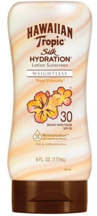 Hawaiian Tropic Weightless Hydration Lotion Sunscreen SPF 30