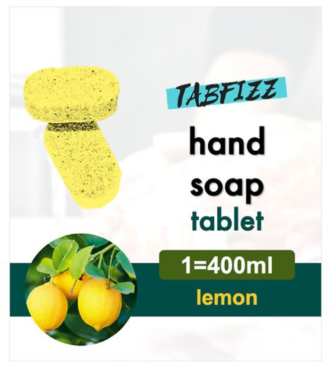 Define Clean Tabfizz Hand Soap Tablet Lemon 1Source