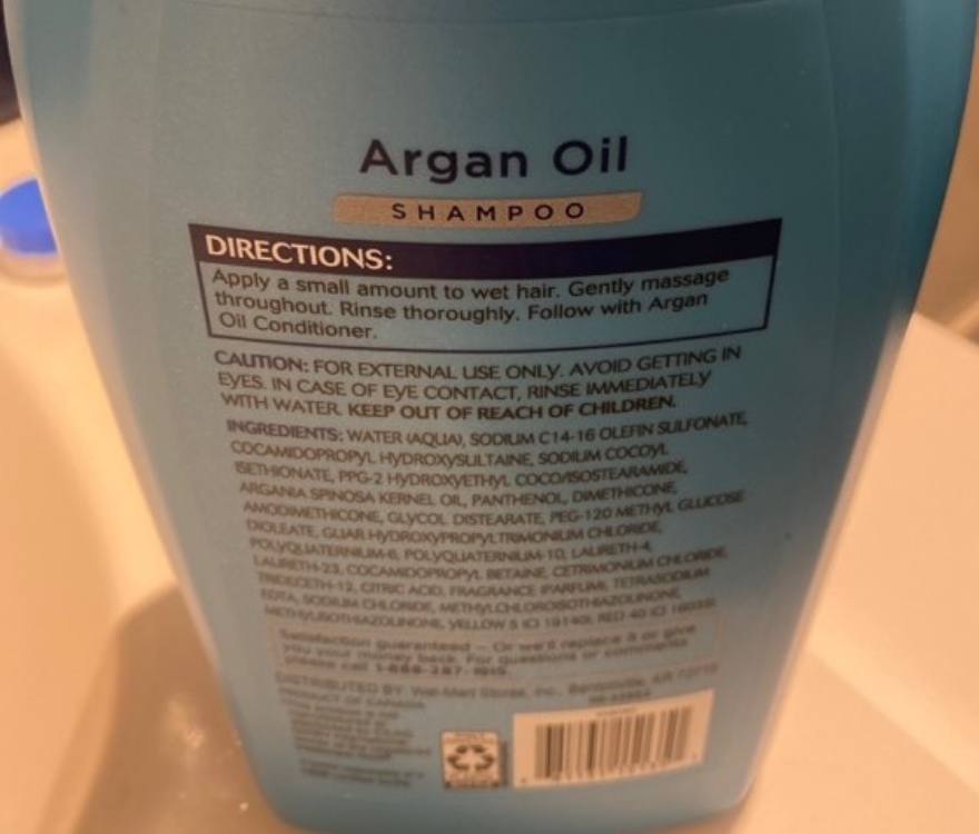 Equate Beauty Argan Oil Shampoo 1Source