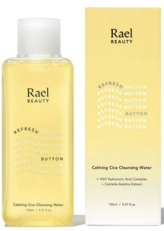 Rael Beauty Refresh Button Calming Cica Cleansing Water 1Source