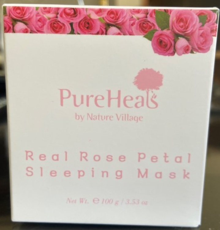 Pureheals By Nature Village Real Rose Petal Sleeping Mask 1Source