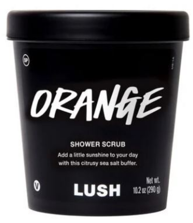 Lush Orange Shower Scrub 1Source