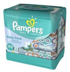 Pampers Baby Fresh Wipes, 192 Count, 3X Travel Pack - 1Source