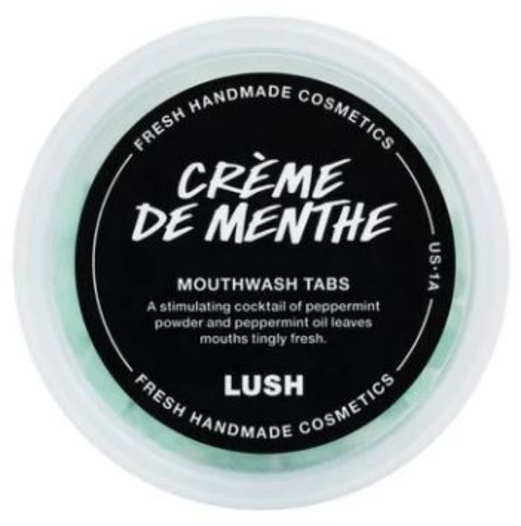 Lush Creme De Menthe Mouthwash Tabs 1Source