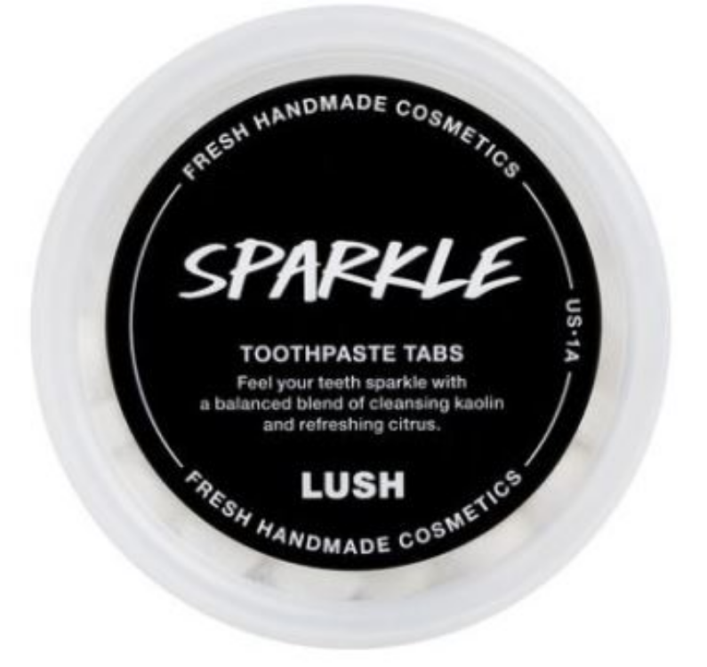 Lush Sparkle Toothpaste Tabs 1Source