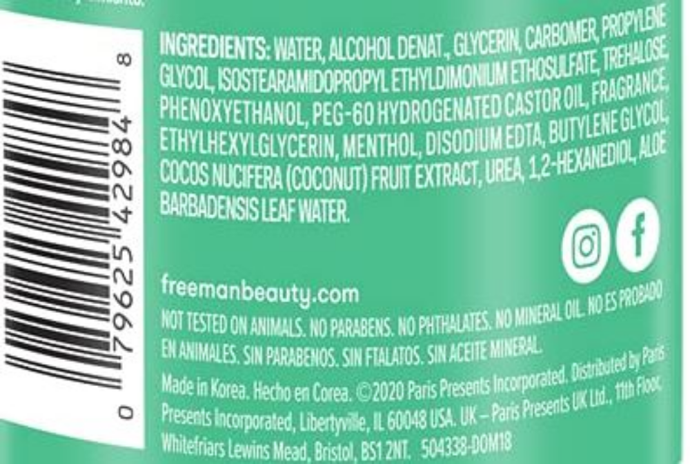 Freeman Feet Instant Foot Peeling Spray 1Source