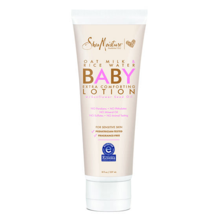 SHEA MOISTURE OAT MILK & RICE WATER BABY EXTRA COMFORTING LOTION 1Source